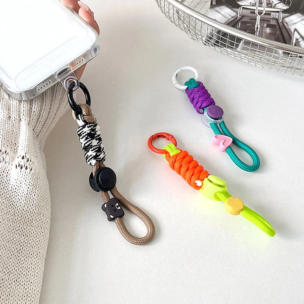 Stylish Braided Keyring for Phone & Keys