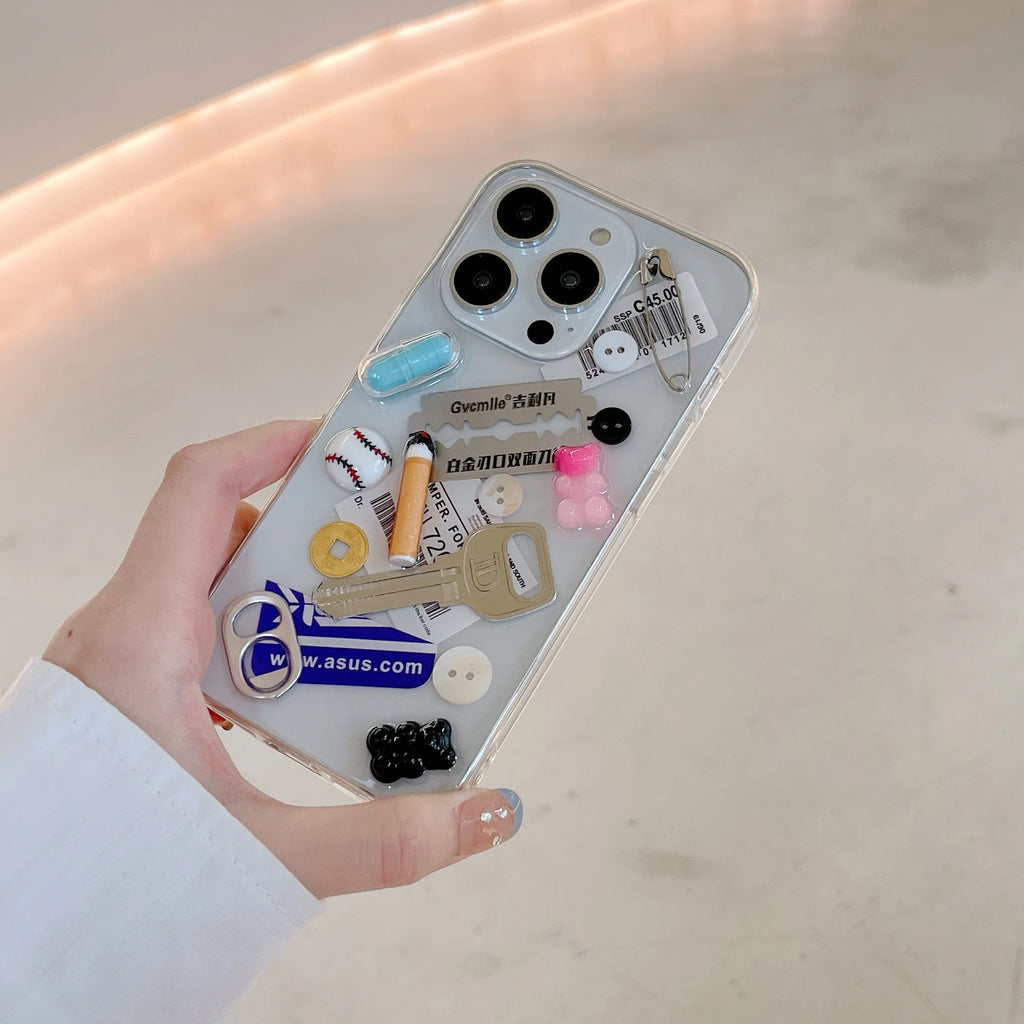 Creative 3D Cigarette Design iPhone Case – Shockproof Cover