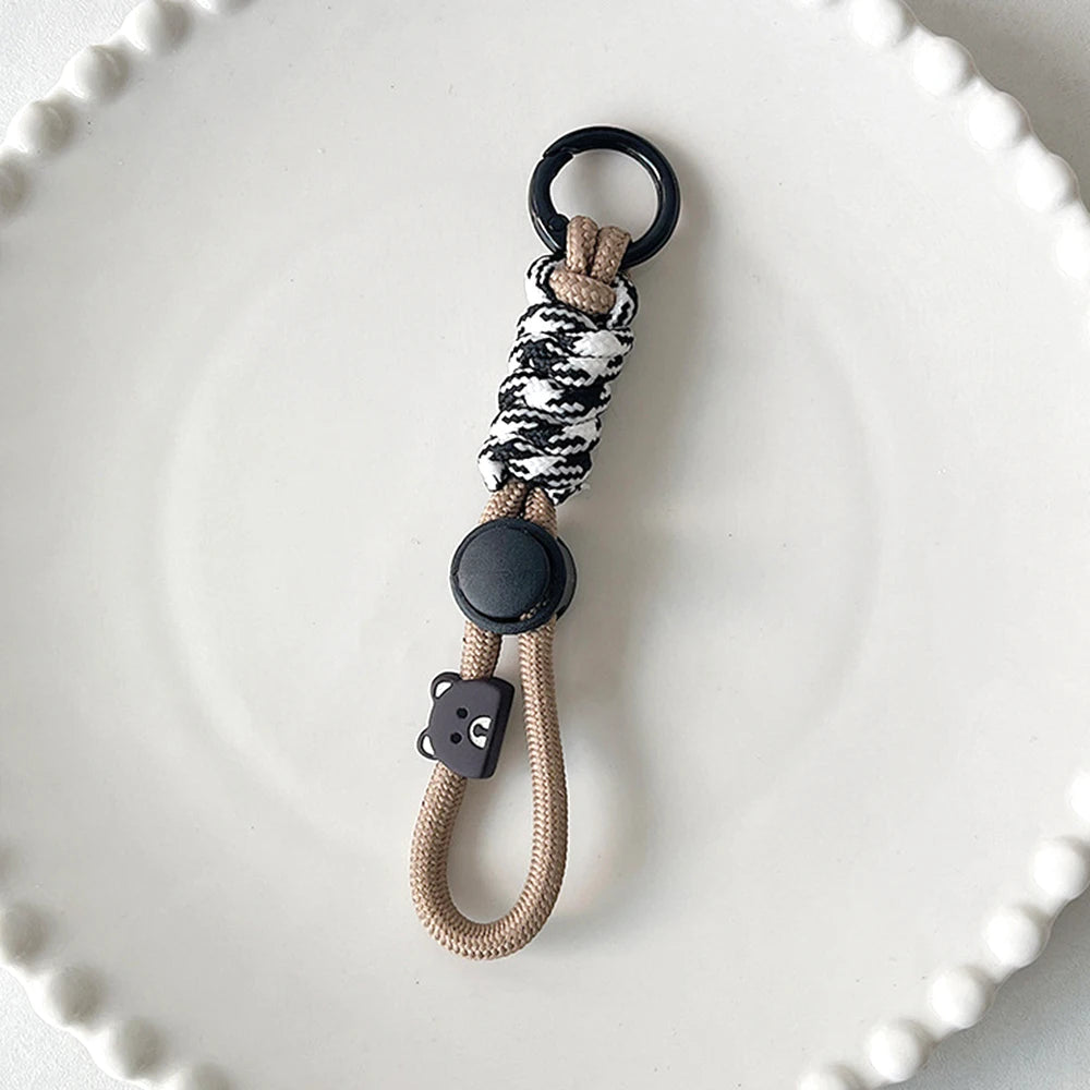Stylish Braided Keyring for Phone & Keys