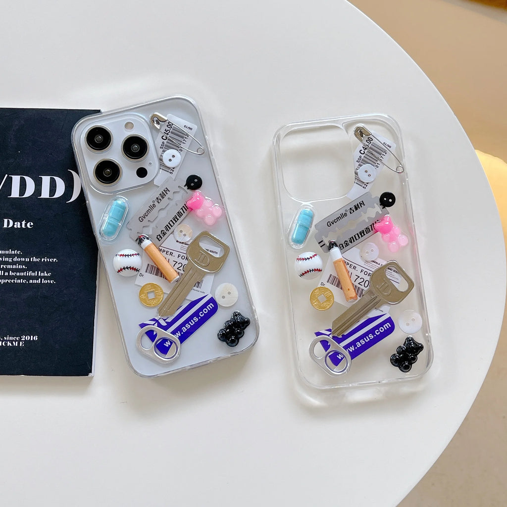 Creative 3D Cigarette Design iPhone Case – Shockproof Cover