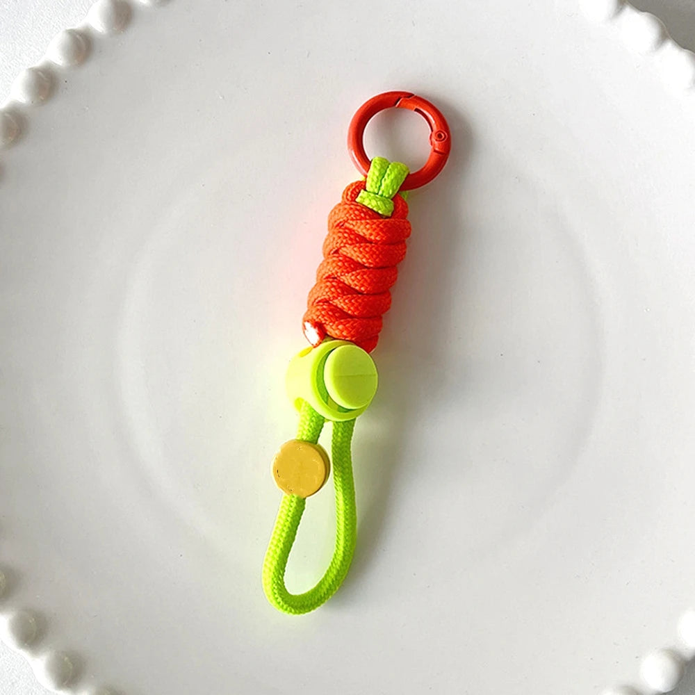 Stylish Braided Keyring for Phone & Keys