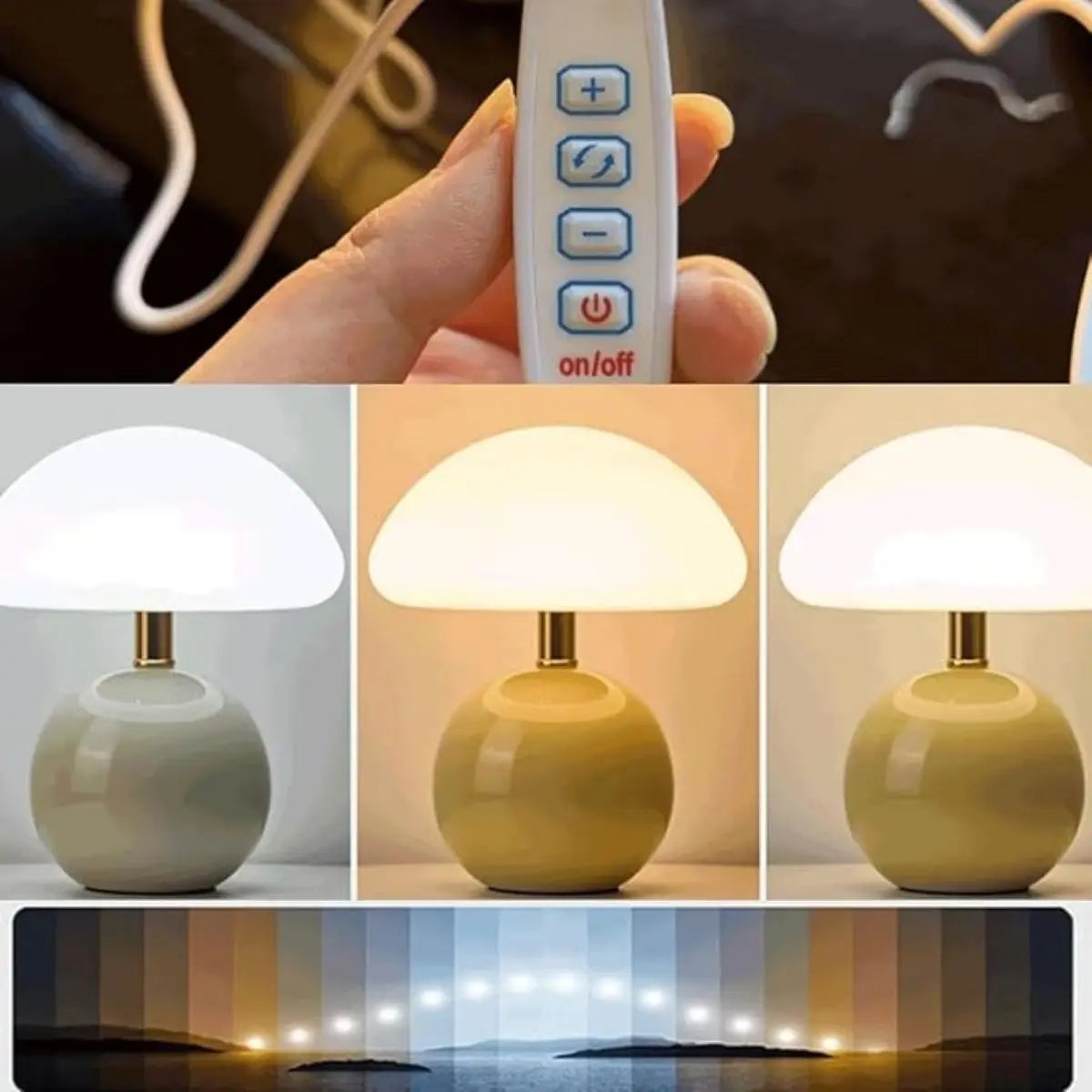 A pink/orange/red/white/beige USB socket decorative table lamp for room light decorative lamp, night light, desk light.
