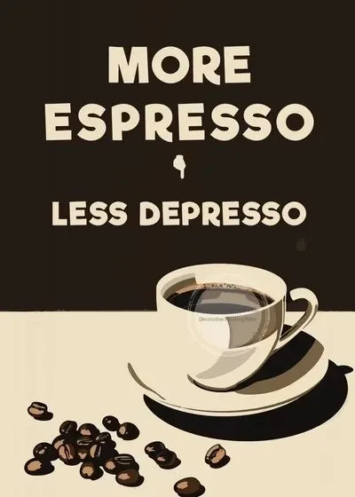 Retro Coffee Club Canvas Print Chic Food Beverage Beige Background Wall Art Posters for Modern Living Room Bedroom Home Decor