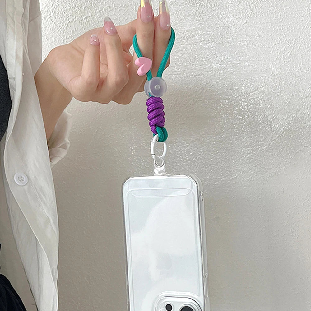 Stylish Braided Keyring for Phone & Keys