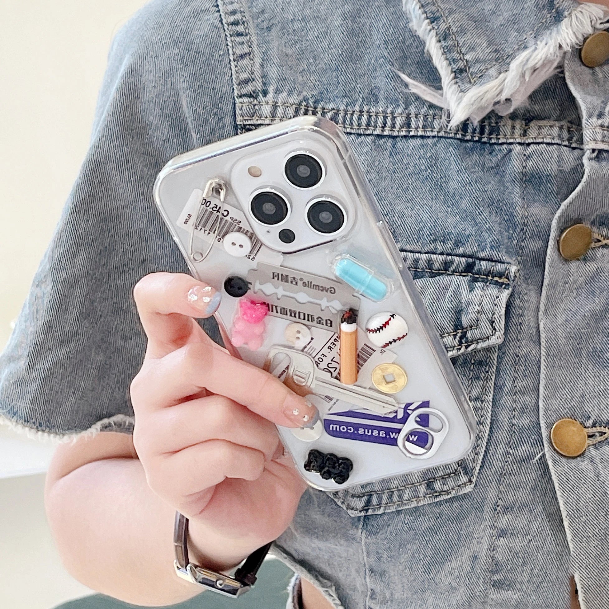 Creative 3D Cigarette Design iPhone Case – Shockproof Cover