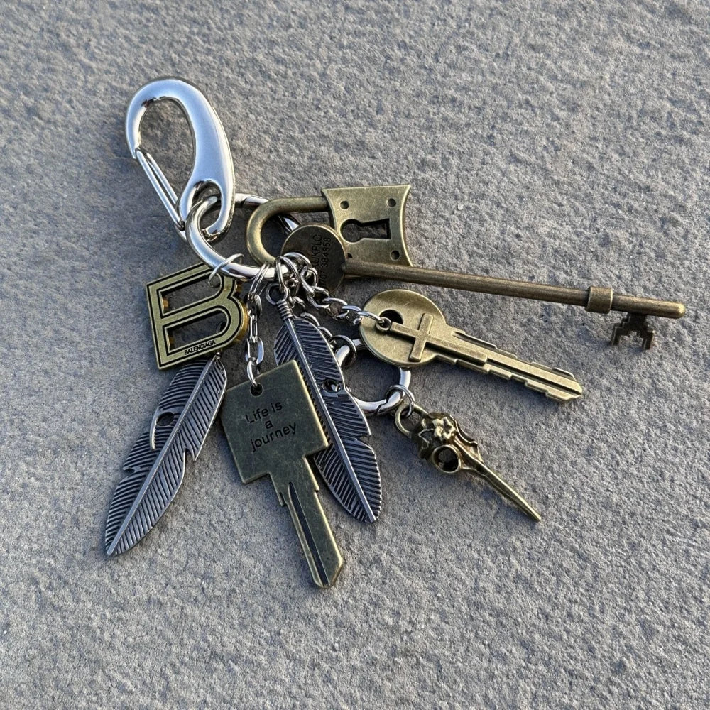 Jewelry Trinkets japanese Ocean Shell Keychain bag charms Girl's Heart High End Creative Waist Hanging Bag Pendant accessories