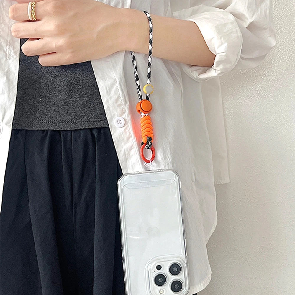 Stylish Braided Keyring for Phone & Keys